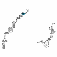 OEM 2012 Lexus HS250h Front Suspension Support Sub-Assembly Diagram - 48609-75020