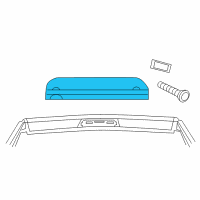 OEM 2006 Dodge Ram 1500 Housing-CHMSL Diagram - 5072594AD