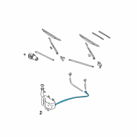 OEM 2003 Nissan Frontier Hose-Washer Diagram - 28940-9Z420