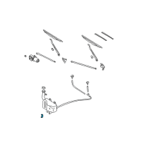 OEM Nissan Xterra Pump Assembly - Washer Diagram - 28920-1E400