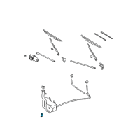 OEM Infiniti I30 Pump Assembly - Washer Diagram - 28920-1E400