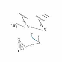 OEM 2004 Nissan Frontier Hose, Washer Diagram - 28940-3S500