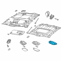 OEM 2021 Ram 1500 Lamp-Dome Diagram - 6RG45HL1AA