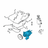 OEM 2006 BMW 525i Tandem Pump Diagram - 32-41-6-775-012