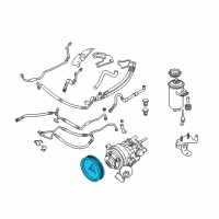 OEM BMW 750i Pulley Diagram - 32-42-1-439-232