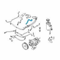 OEM 2006 BMW 525xi Dynamic Drive Suction Pipe Diagram - 32-41-6-761-509