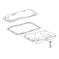 OEM 1996 Toyota RAV4 Transmission Pan O-Ring Diagram - 35178-30010