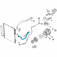 OEM 2016 Dodge Charger Line-A/C Discharge Diagram - 68158879AB