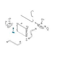 OEM Hyundai Bracket Assembly-Radiator Mounting, Upper Diagram - 25333-3L000