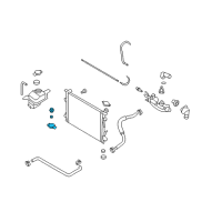 OEM 2009 Hyundai Azera Bracket Assembly-Radiator Mounting, Upper Diagram - 25333-3L000