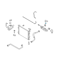 OEM Hyundai Gasket-W/Outlet Fitting Diagram - 25612-3C101