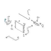 OEM 2006 Hyundai Azera Hose-Radiator To Reservoir Diagram - 25451-3K000