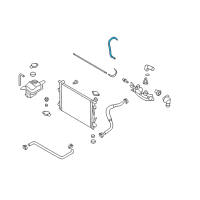 OEM Hyundai Azera Hose Assembly-Water Diagram - 25450-3L585