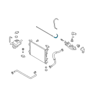 OEM Hyundai Azera Hose Assembly-Water Diagram - 25450-3L215
