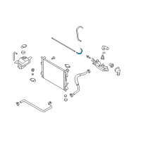 OEM 2010 Hyundai Azera Hose Assembly-Water Diagram - 25450-3L215