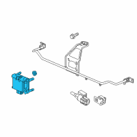 OEM Honda Radar, Milliwave Diagram - 36803-TLB-A04