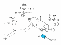 OEM Toyota GR Supra Lower Support Diagram - 17571-WAA01