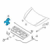 OEM Kia Sedona Switch Assembly-Hood Diagram - 938804D000