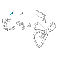 OEM 2019 Hyundai Veloster N Bolt-FLANGE Diagram - 25291-25000