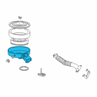 OEM 1993 Dodge D150 Body Air Cleaner Diagram - 53008277