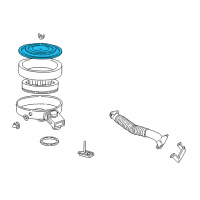 OEM 1987 Dodge D100 Cover-Air Cleaner Diagram - 3577759
