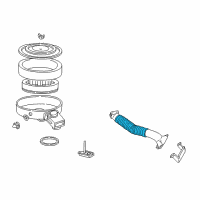 OEM 1994 Dodge B350 Air Hose Diagram - 53030508