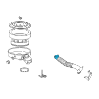 OEM 1993 Dodge B150 Air Hose Diagram - 53006936