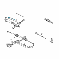 OEM 2011 Chevrolet Impala Pipe Kit, Steering Gear(Short) Diagram - 26065126