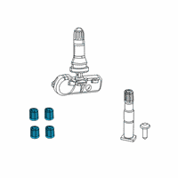 OEM 2015 Ram 2500 Cap Kit-Valve Stem Diagram - 68206631AA