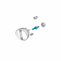 OEM Toyota Highlander Fog Lamp Bulb Diagram - 90981-13057