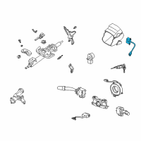 OEM 2003 Lexus RX300 Solenoid, Key Inter Lock Diagram - 85432-33020