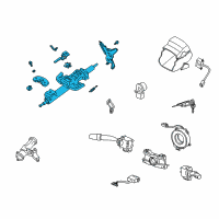 OEM Lexus ES300 Column Assy, Steering Diagram - 45250-06300