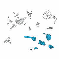 OEM Lexus ES300 Switch Assy, Turn Signal Diagram - 84310-33670