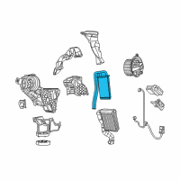 OEM Dodge Core-Heater Diagram - 68038188AA