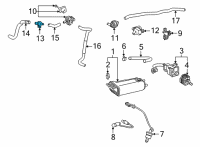 OEM Lexus NX200t Valve, Check Diagram - 25748-36010