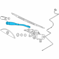 OEM 2004 Chevrolet Aveo Rear Arm Diagram - 95212731