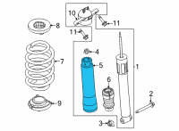 OEM Ford Escape SHIELD - DUST Diagram - LX6Z-18159-A