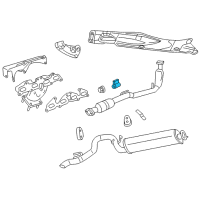 OEM 2005 Jeep Liberty Hanger-Exhaust Diagram - 52128906AA