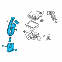 OEM 2013 Chevrolet Sonic Intake Duct Diagram - 95167526