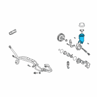 OEM 2001 Toyota Echo Reservoir Diagram - 44306-52020