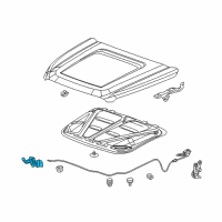 OEM 2019 GMC Yukon XL Lock Assembly Diagram - 84690210