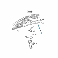 OEM 2005 Jeep Liberty Hood Rod Diagram - 55360411AC