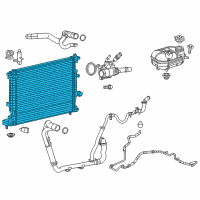 OEM 2014 Dodge Dart Radiator-Engine Cooling Diagram - 55111483AD