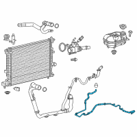 OEM 2013 Dodge Dart Hose-COOLANT Bottle Inlet Diagram - 55111494AD