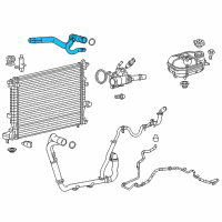 OEM Dodge Dart Hose-Radiator Inlet Diagram - 68092560AC