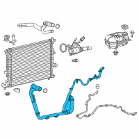 OEM 2016 Dodge Dart Hose-Radiator Outlet Diagram - 68092561AF