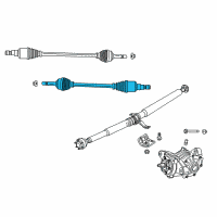 OEM 2010 Dodge Journey Shaft-Axle Half Diagram - 4743818AC