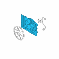 OEM Hyundai Tucson SHROUD-Radiator Diagram - 25350-2E000