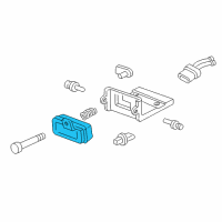 OEM 1997 Chevrolet Camaro Capsule Asm, Fog Lamp(Includes Bulb) Diagram - 16519769