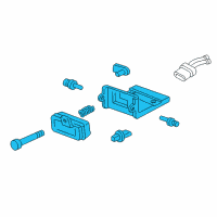 OEM 1995 Chevrolet Camaro Lamp Asm-Front Fog Diagram - 16524929